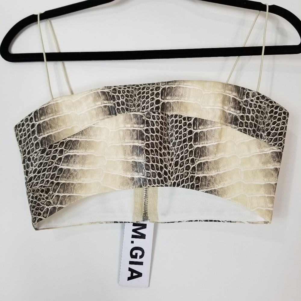 I.AM.GIA CROC PRINT SEALA TOP - E113 - Picture 2 of 4